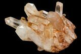 Tangerine Quartz Crystal Cluster - Madagascar #112815-2